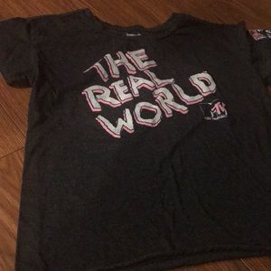 Vintage the real world shirt
